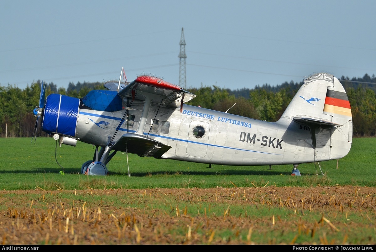 Aircraft Photo of D-FOKK / DM-SKK | Antonov An-2TP | Deutsche Lufthansa | AirHistory.net #466489