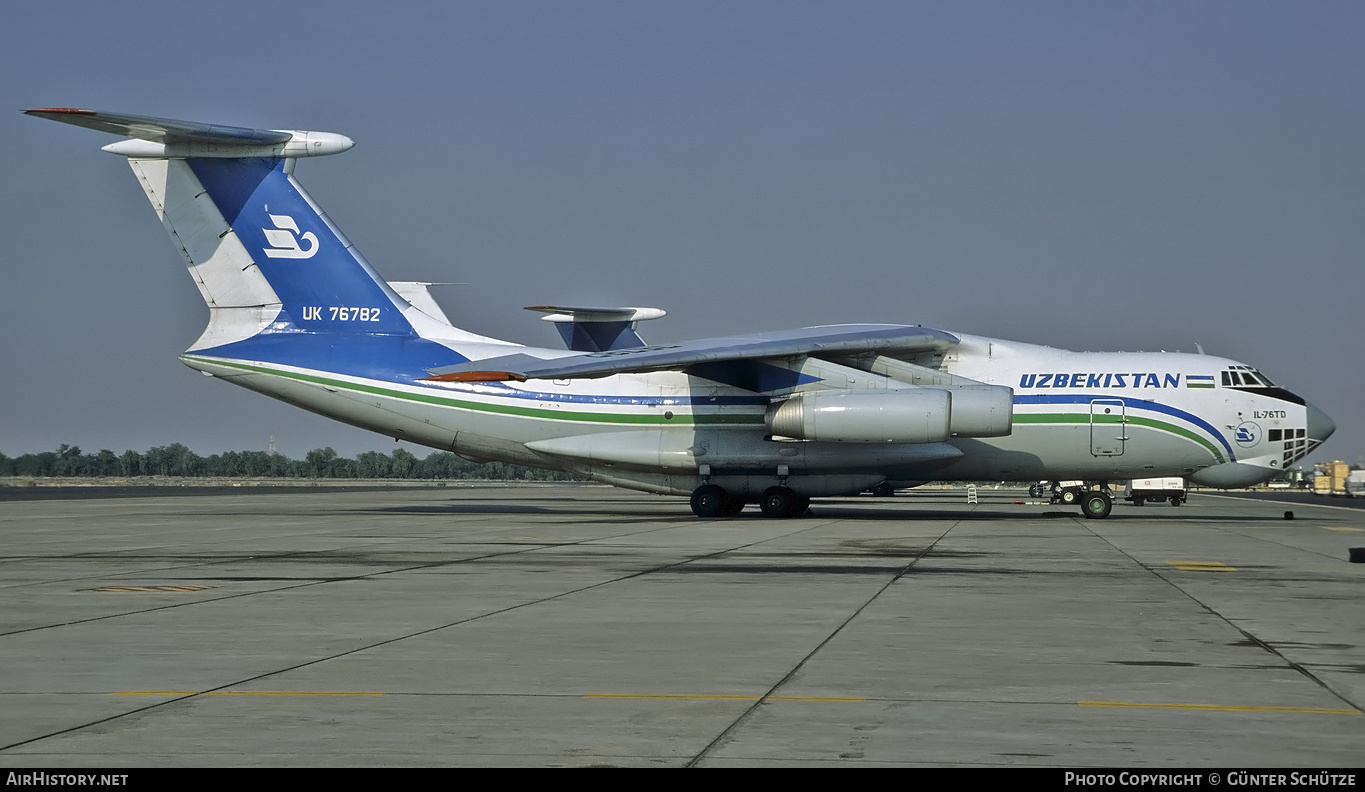 Aircraft Photo of UK-76782 | Ilyushin Il-76TD | Uzbekistan Airways | AirHistory.net #466490