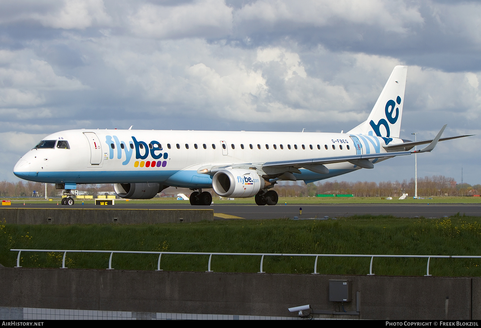 Aircraft Photo of G-FBEG | Embraer 195LR (ERJ-190-200LR) | Flybe | AirHistory.net #466491