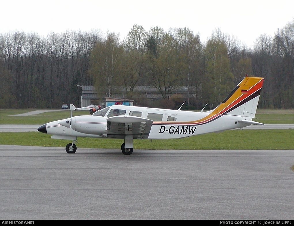 Aircraft Photo of D-GAMW | Piper PA-34-200T Seneca II | AirHistory.net #466517