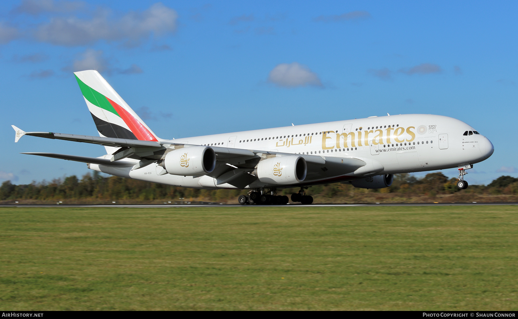 Aircraft Photo of A6-EDI | Airbus A380-861 | Emirates | AirHistory.net #466549