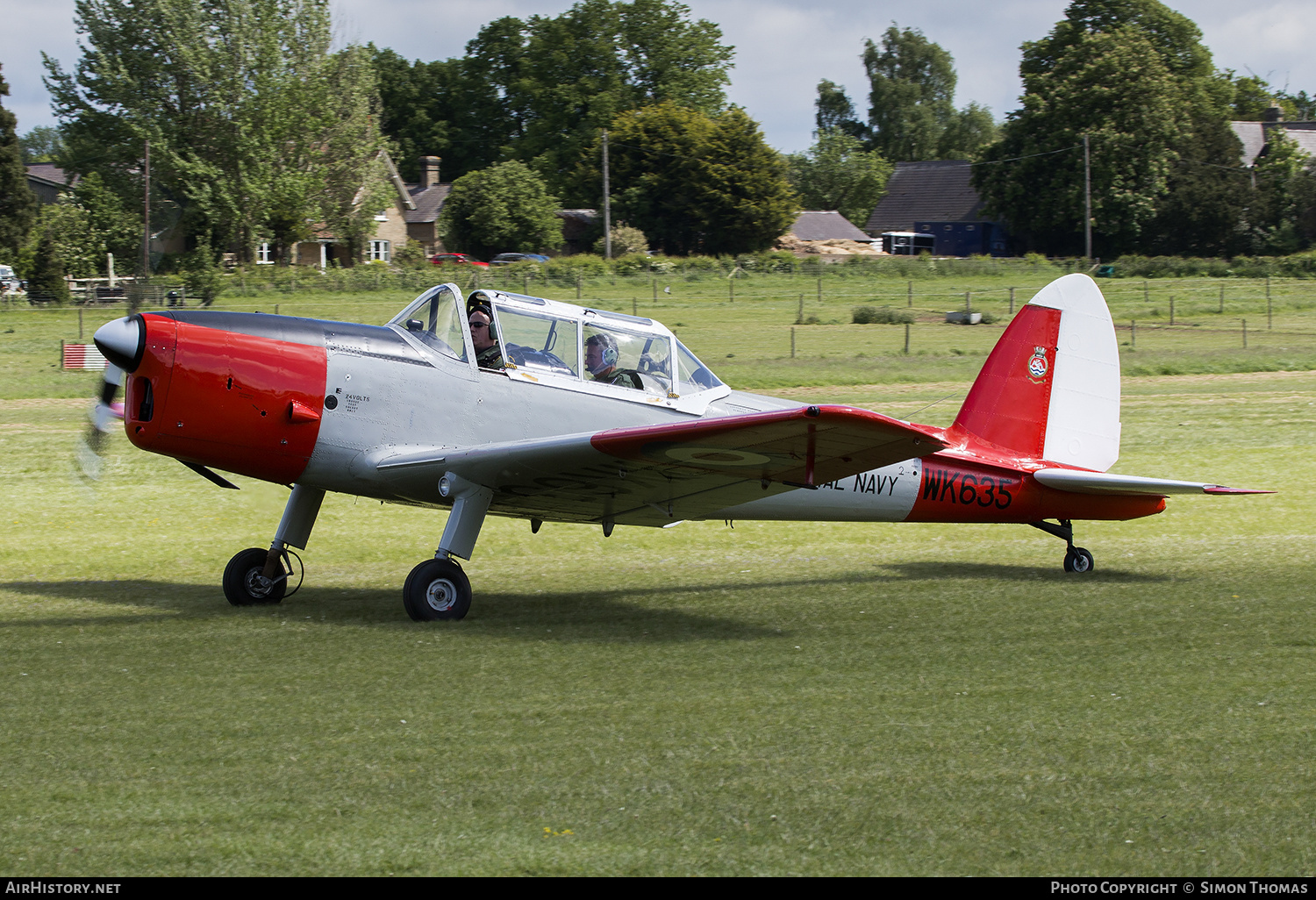 Aircraft Photo of G-HFRH / WK635 | De Havilland DHC-1 Chipmunk Mk22 | UK - Navy | AirHistory.net #466577