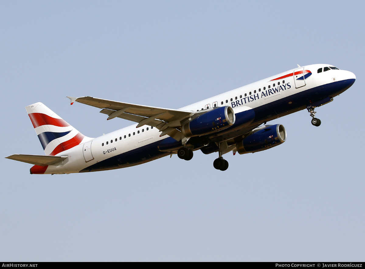 Aircraft Photo of G-EUUA | Airbus A320-232 | British Airways | AirHistory.net #466581