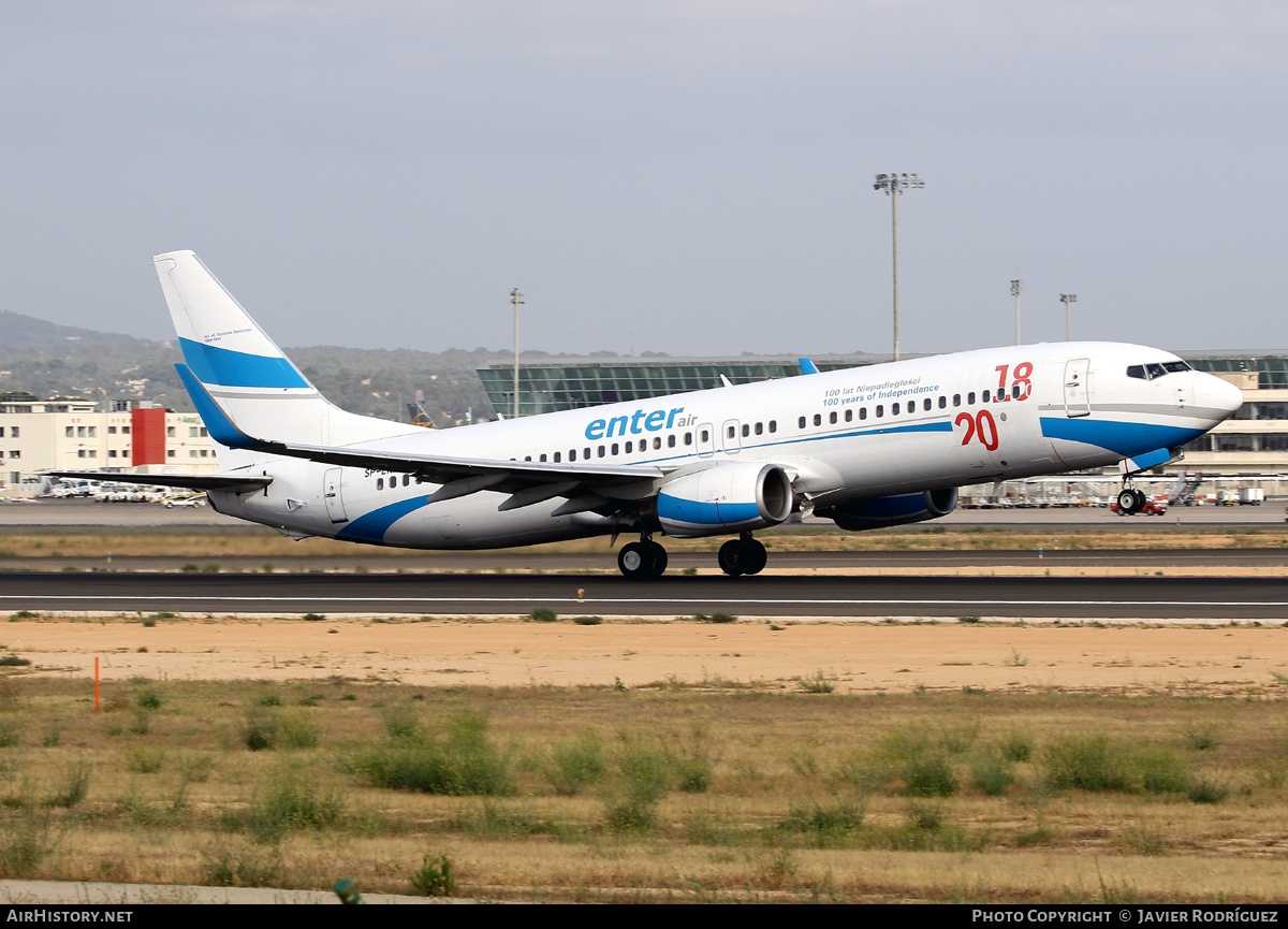 Aircraft Photo of SP-ENX | Boeing 737-8Q8 | Enter Air | AirHistory.net #466594