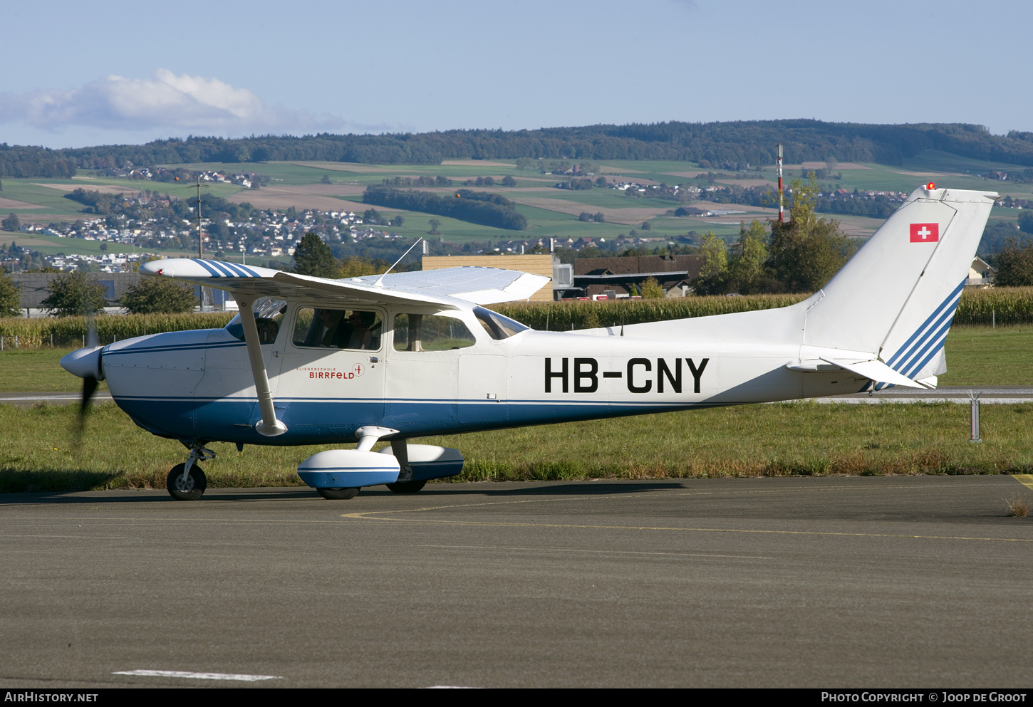 Aircraft Photo of HB-CNY | Reims F172N Skyhawk II | Fliegerschule Birrfeld | AirHistory.net #466609