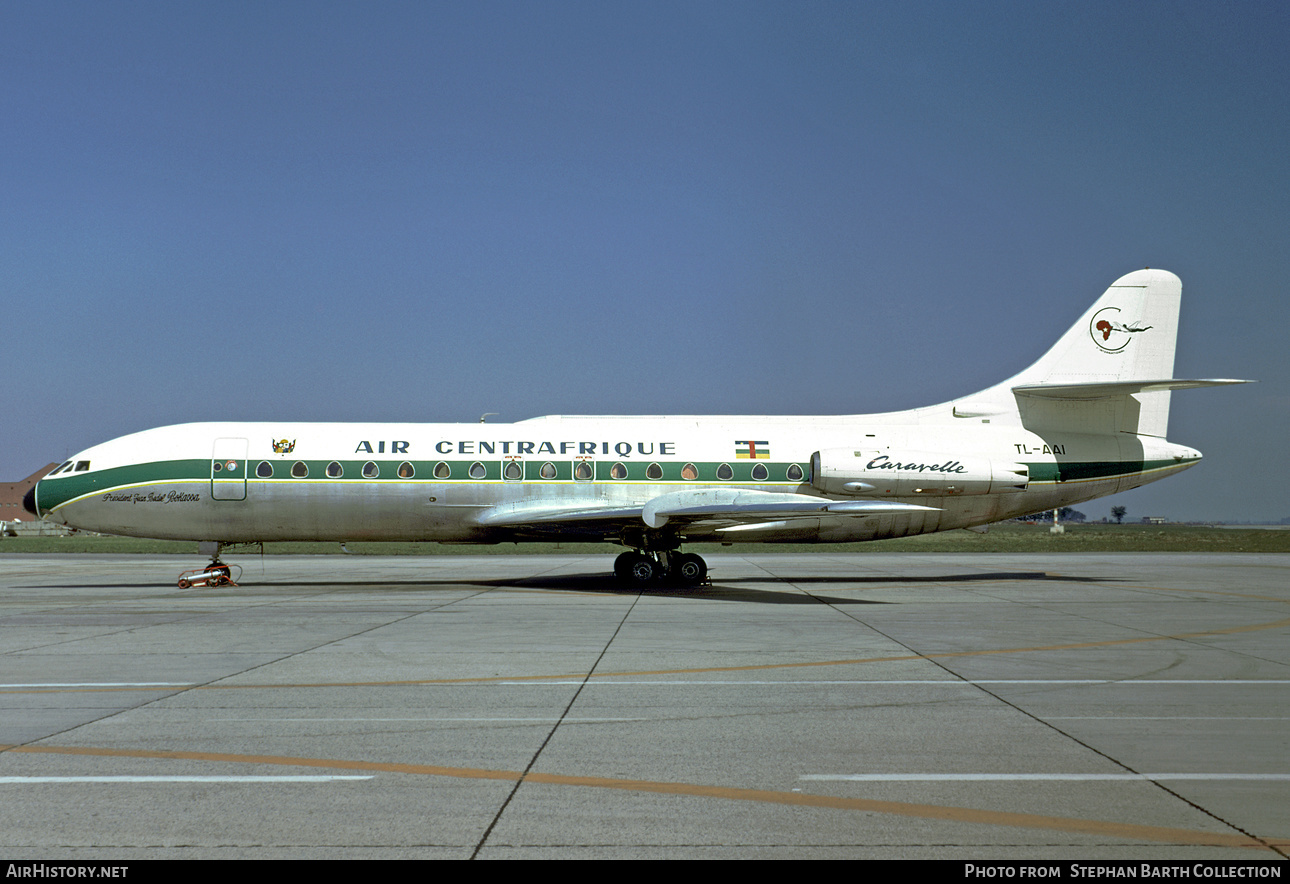 Aircraft Photo of TL-AAI | Sud SE-210 Caravelle III | Air Centrafrique | AirHistory.net #466624