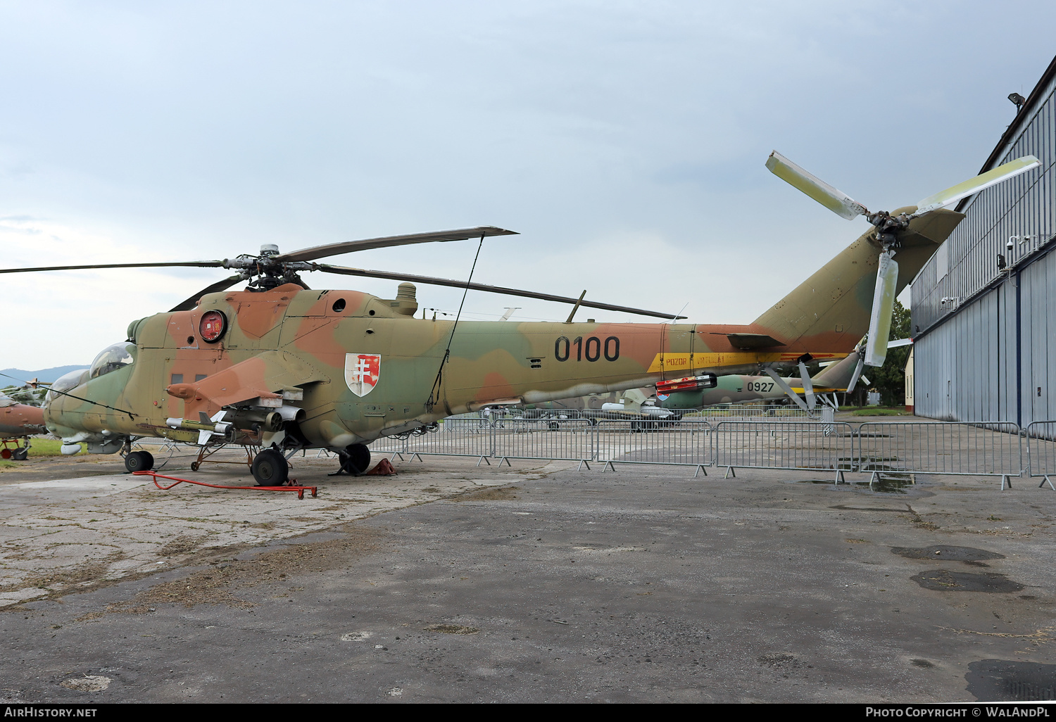 Aircraft Photo of 0100 | Mil Mi-24D | Slovakia - Air Force | AirHistory.net #466633