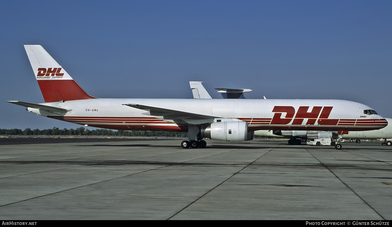 Aircraft Photo of VH-AWE | Boeing 757-23APF | DHL Worldwide Express | AirHistory.net #466674