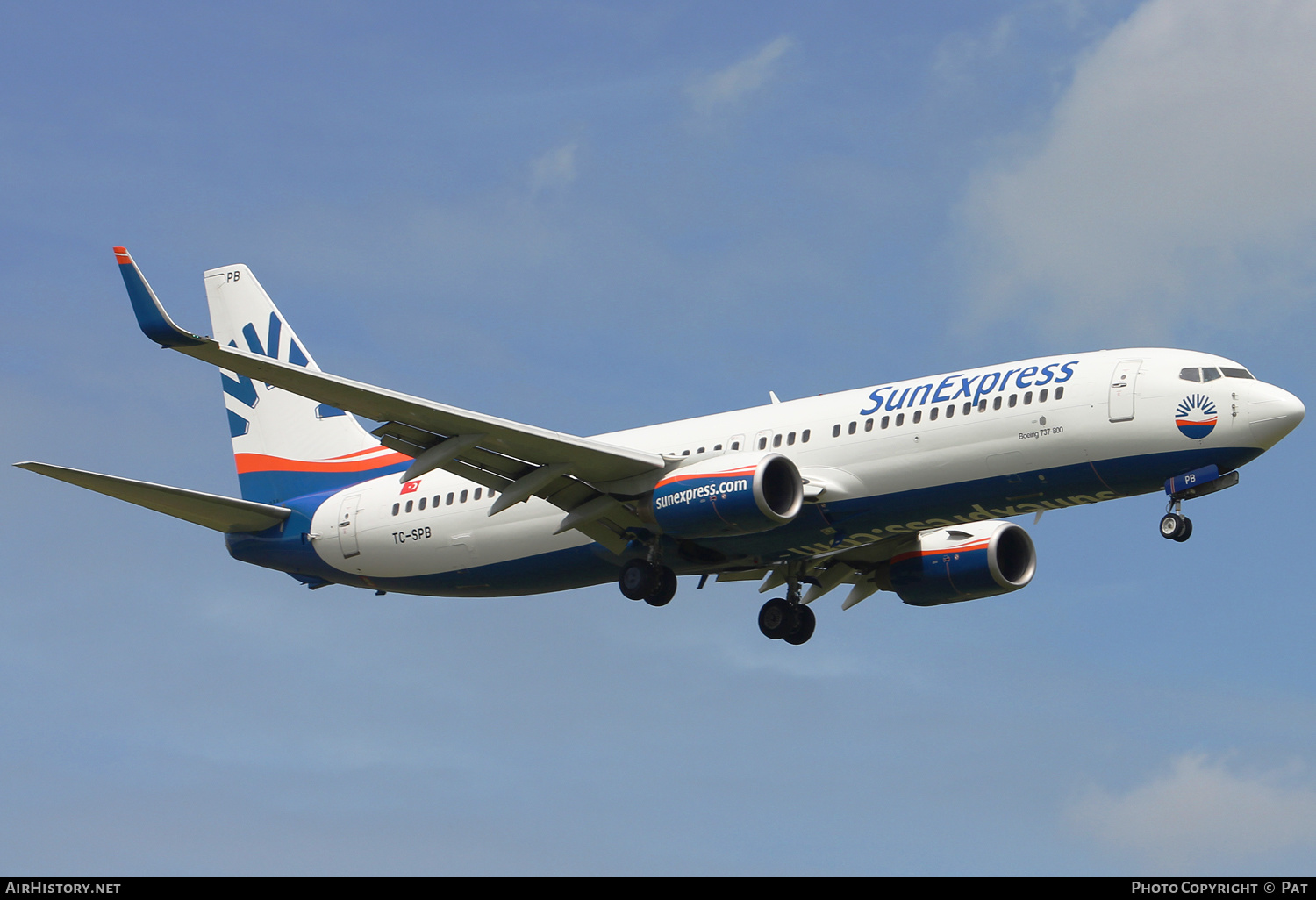 Aircraft Photo of TC-SPB | Boeing 737-86Q | SunExpress | AirHistory.net #466711