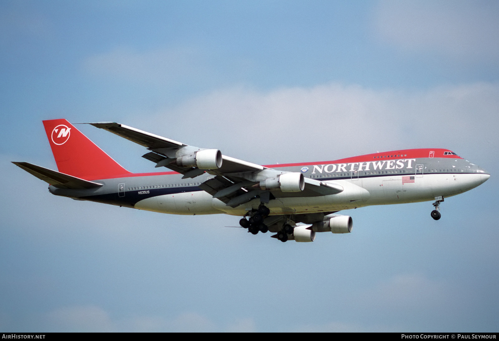 Aircraft Photo of N635US | Boeing 747-227B | Northwest Airlines | AirHistory.net #466723