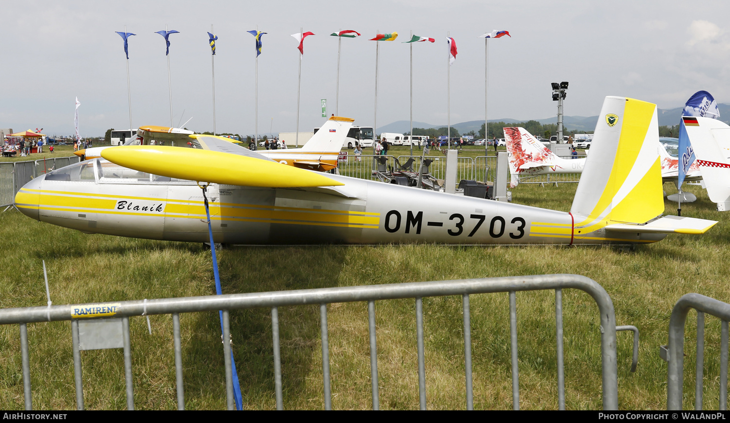 Aircraft Photo of OM-3703 | Let L-13 Blanik | AirHistory.net #466752