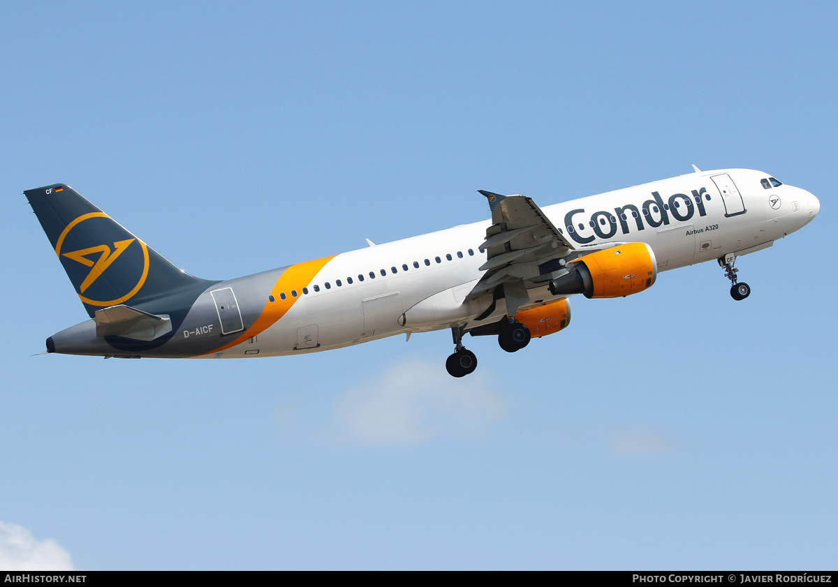 Aircraft Photo of D-AICF | Airbus A320-212 | Condor Flugdienst | AirHistory.net #466760