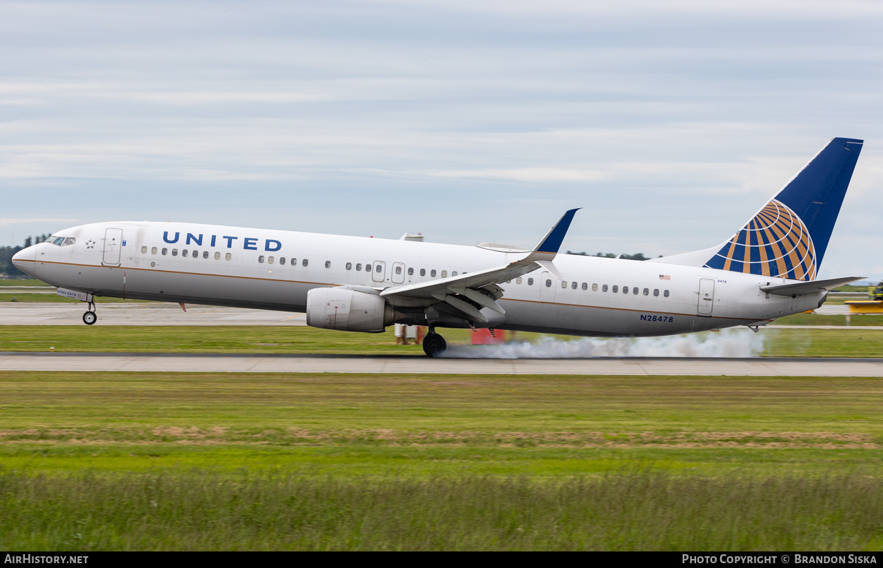 Aircraft Photo of N28478 | Boeing 737-924/ER | United Airlines | AirHistory.net #466764