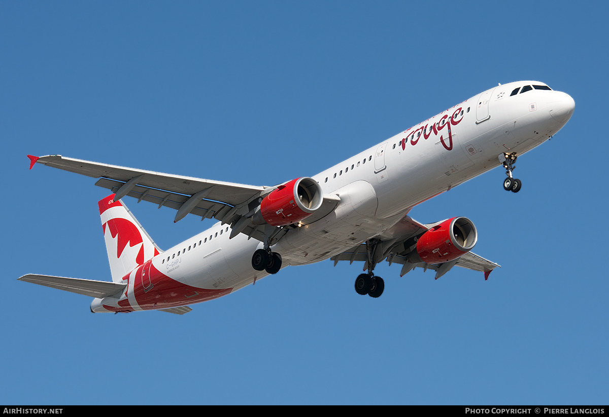 Aircraft Photo of C-GHPJ | Airbus A321-211 | Air Canada Rouge | AirHistory.net #466853