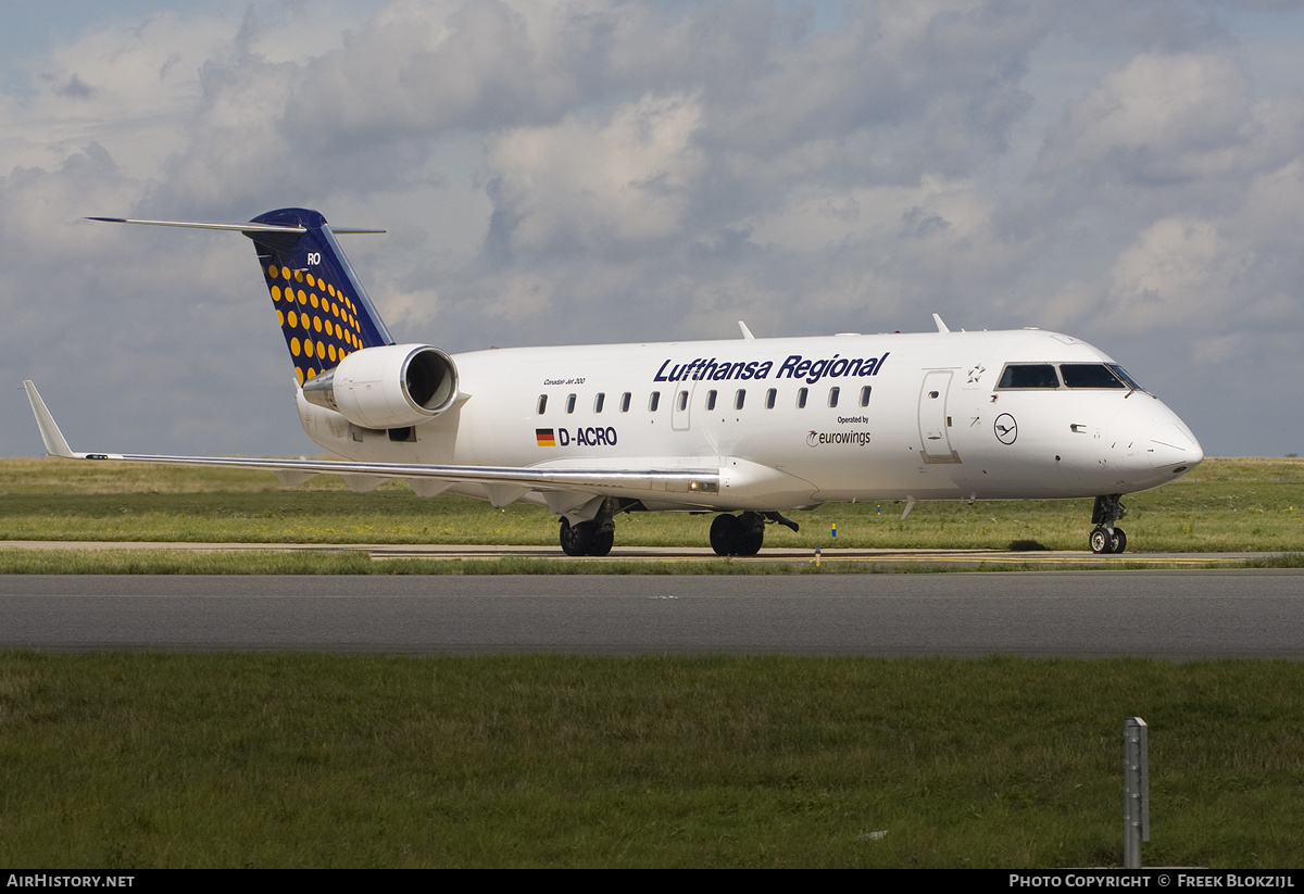Aircraft Photo of D-ACRO | Bombardier CRJ-200LR (CL-600-2B19) | Lufthansa Regional | AirHistory.net #466878