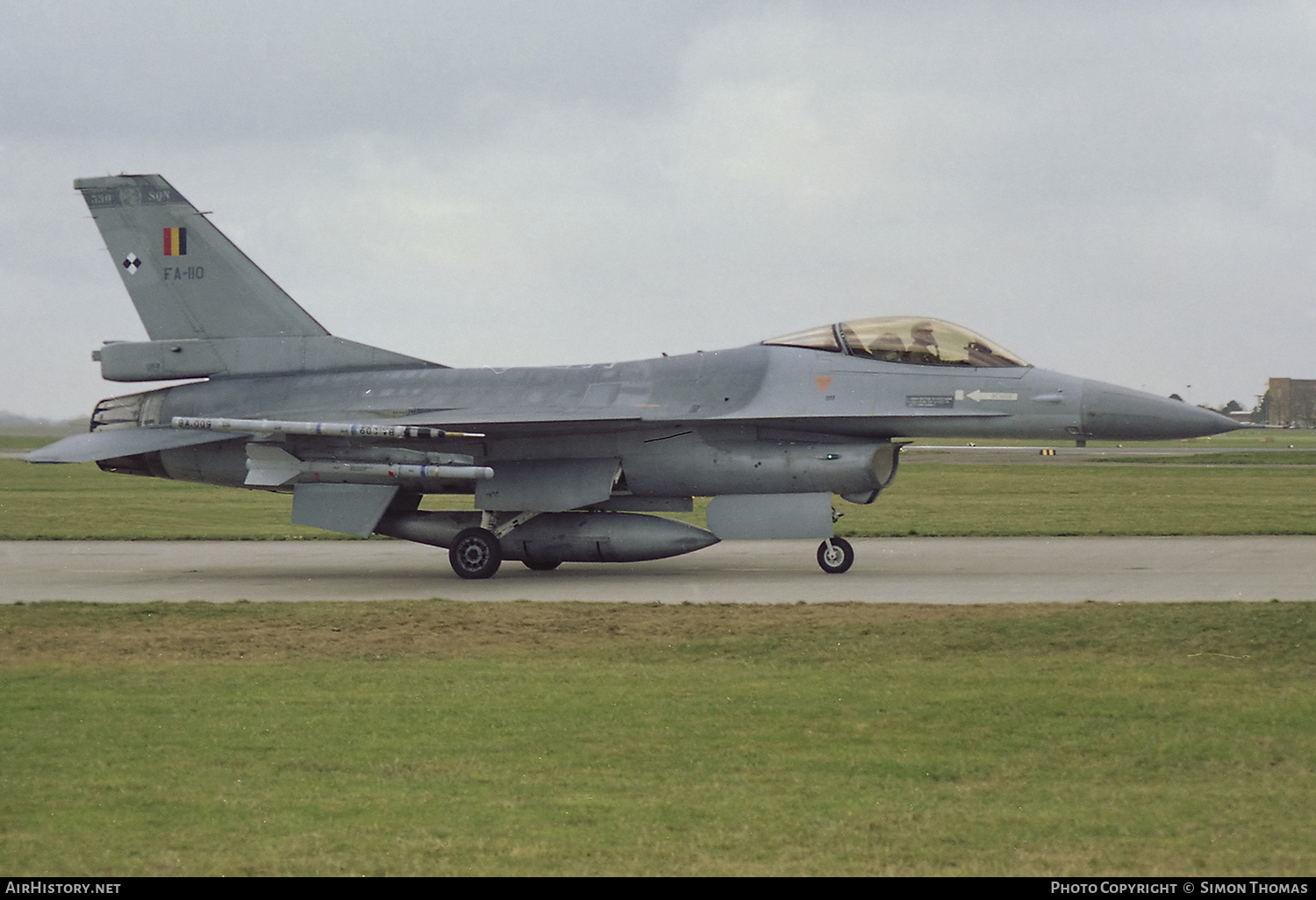 Aircraft Photo of FA-110 | General Dynamics F-16A Fighting Falcon | Belgium - Air Force | AirHistory.net #466919