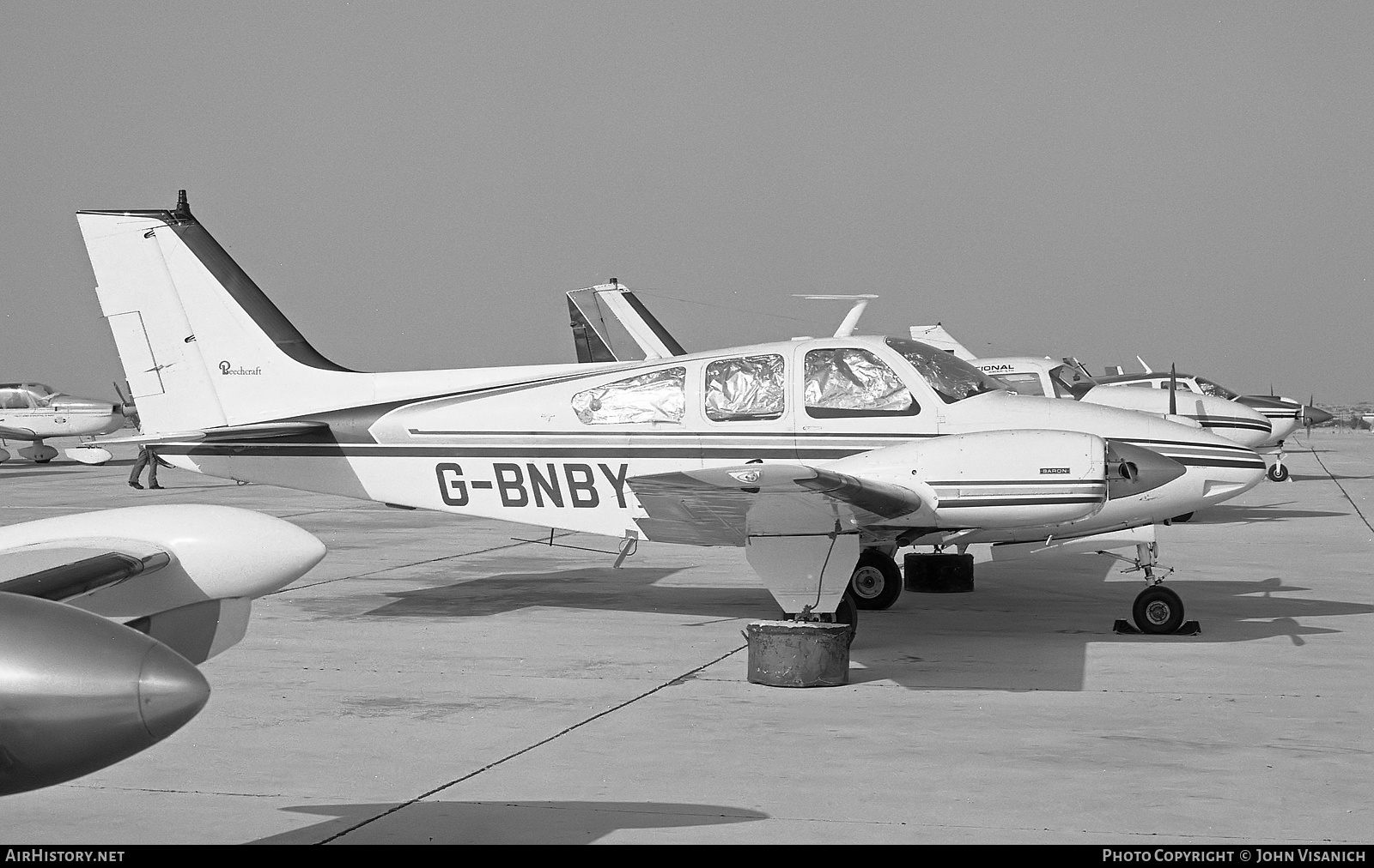 Aircraft Photo of G-BNBY | Beech B55A Baron (95-B55) | AirHistory.net #466944