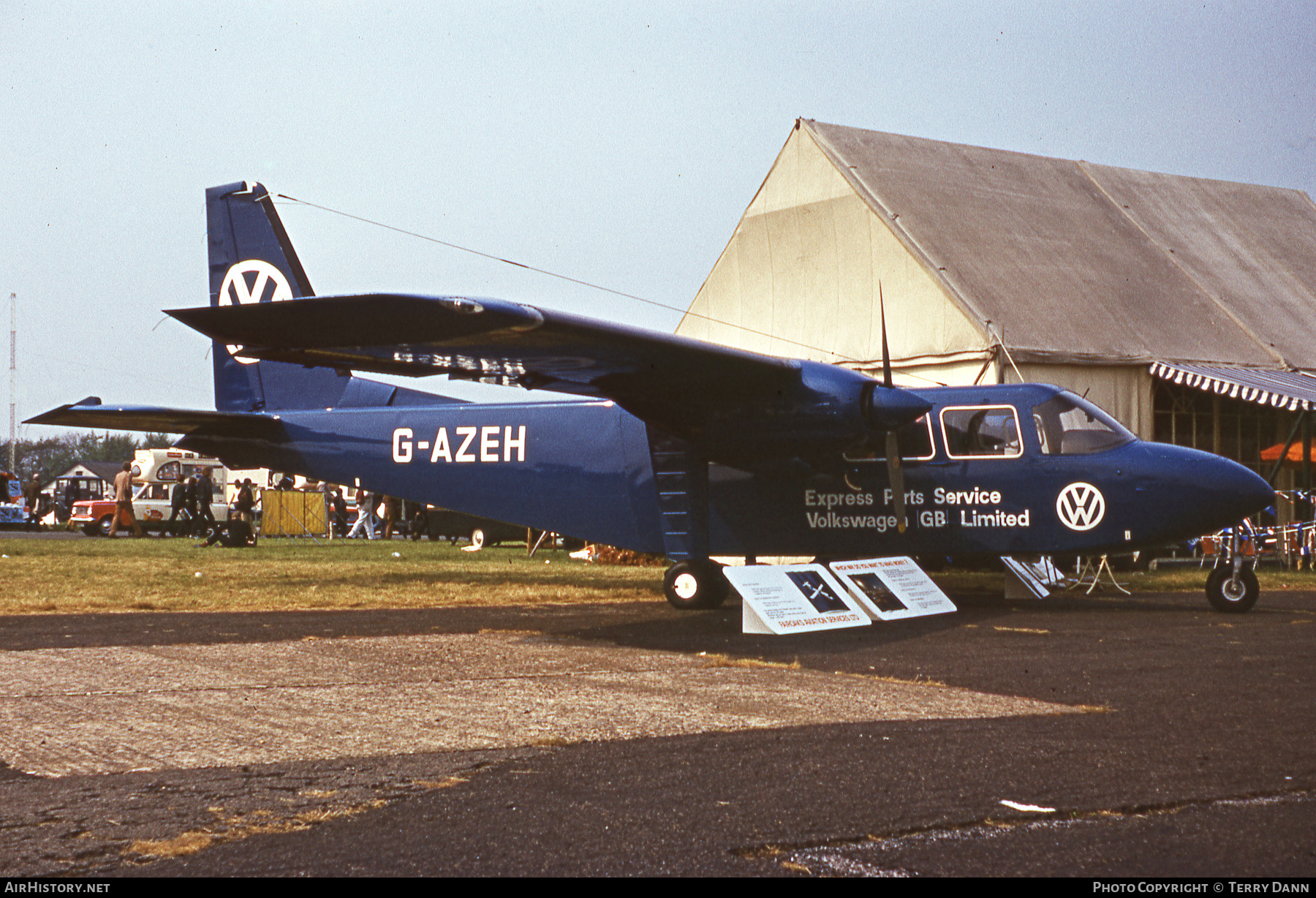 Aircraft Photo of G-AZEH | Britten-Norman BN-2A-2 Islander | Volkswagen | AirHistory.net #466978