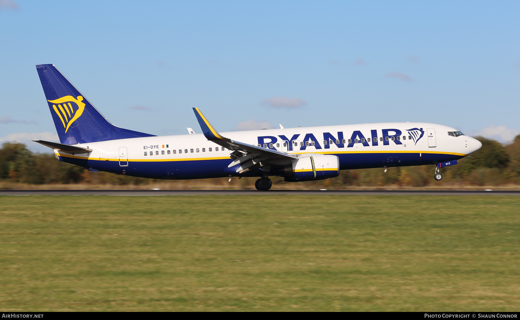 Aircraft Photo of EI-DYE | Boeing 737-8AS | Ryanair | AirHistory.net #466988