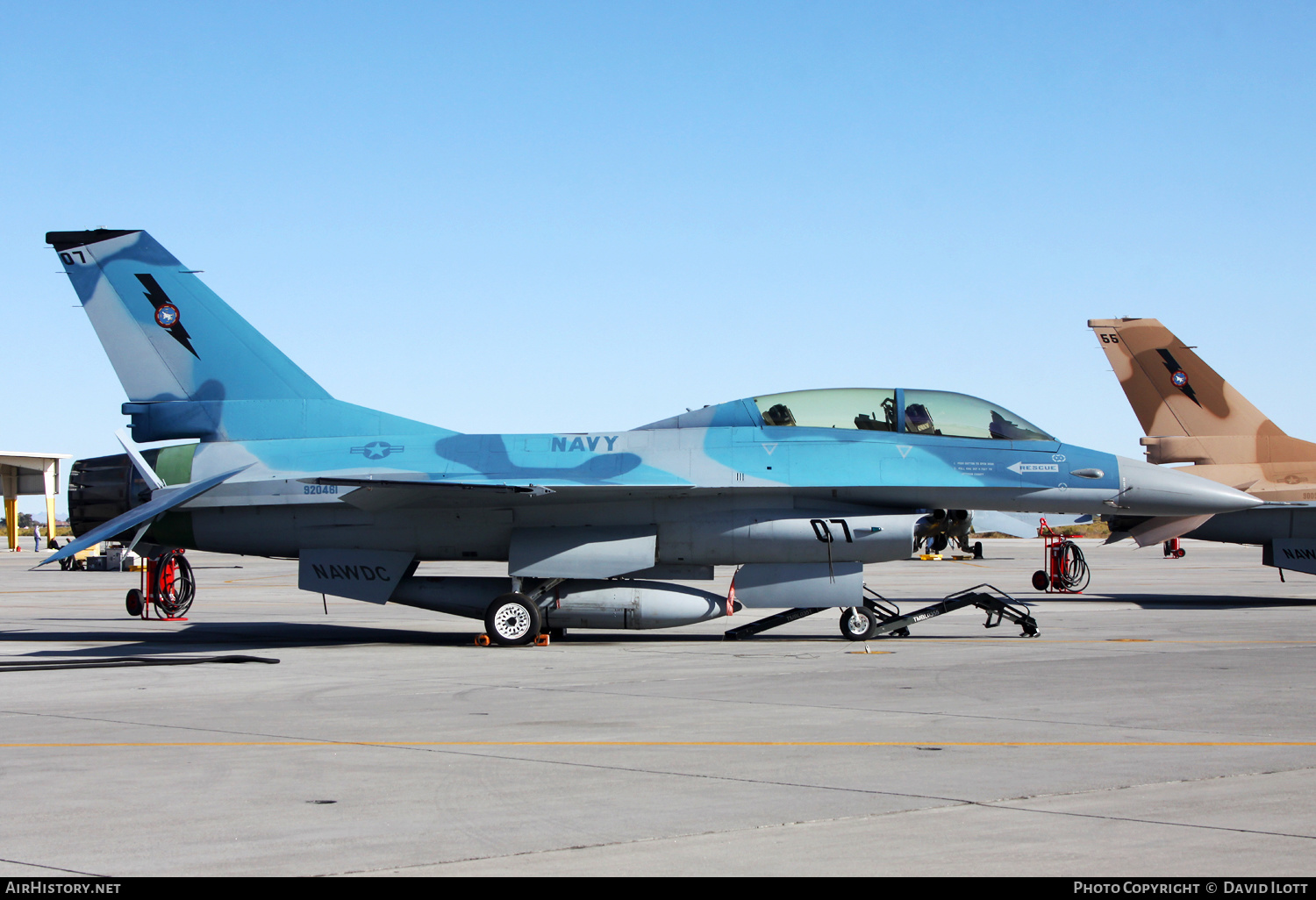 Aircraft Photo of 920481 | General Dynamics F-16B Fighting Falcon | USA - Navy | AirHistory.net #466992