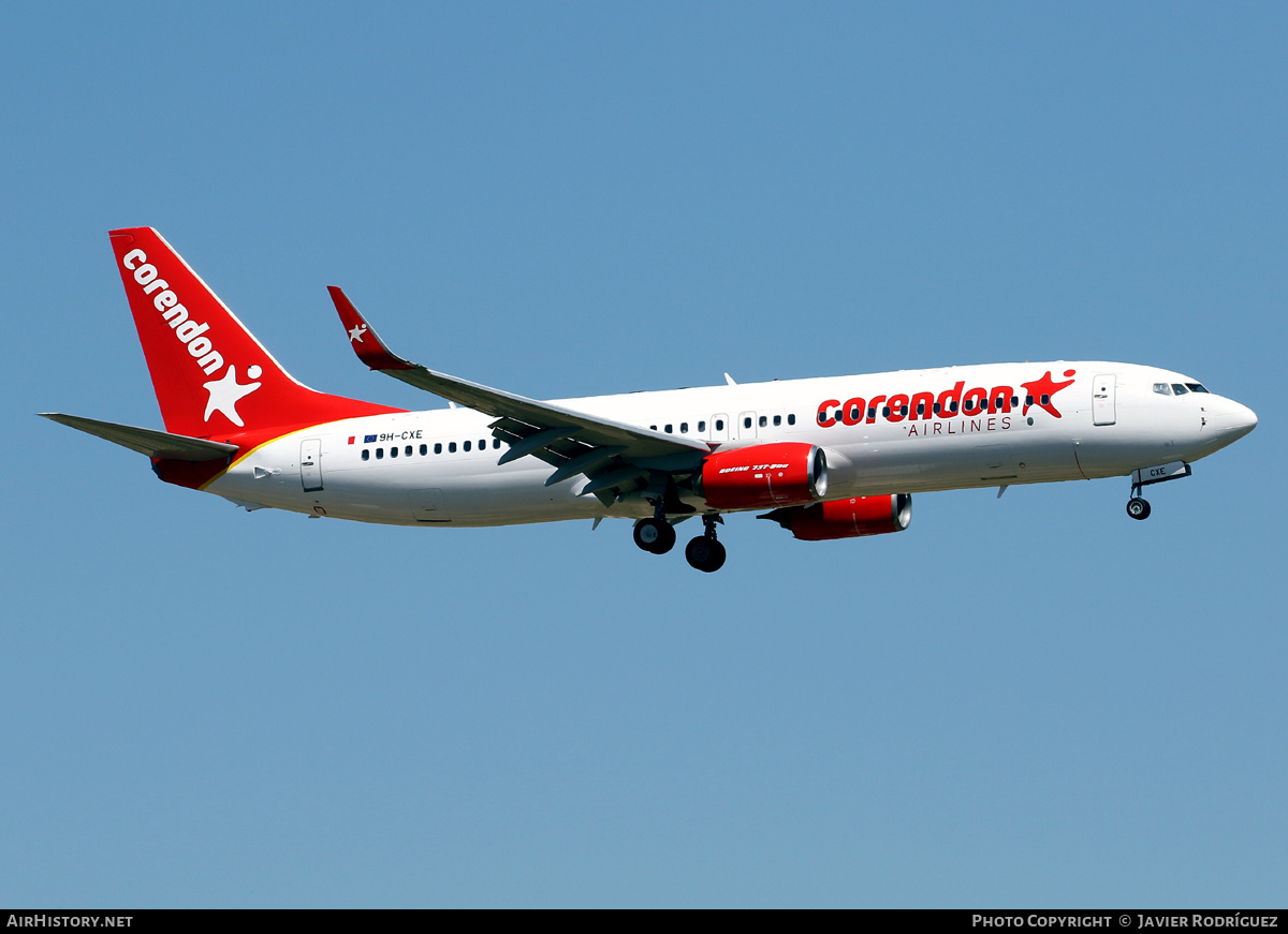 Aircraft Photo of 9H-CXE | Boeing 737-800 | Corendon Airlines | AirHistory.net #466998