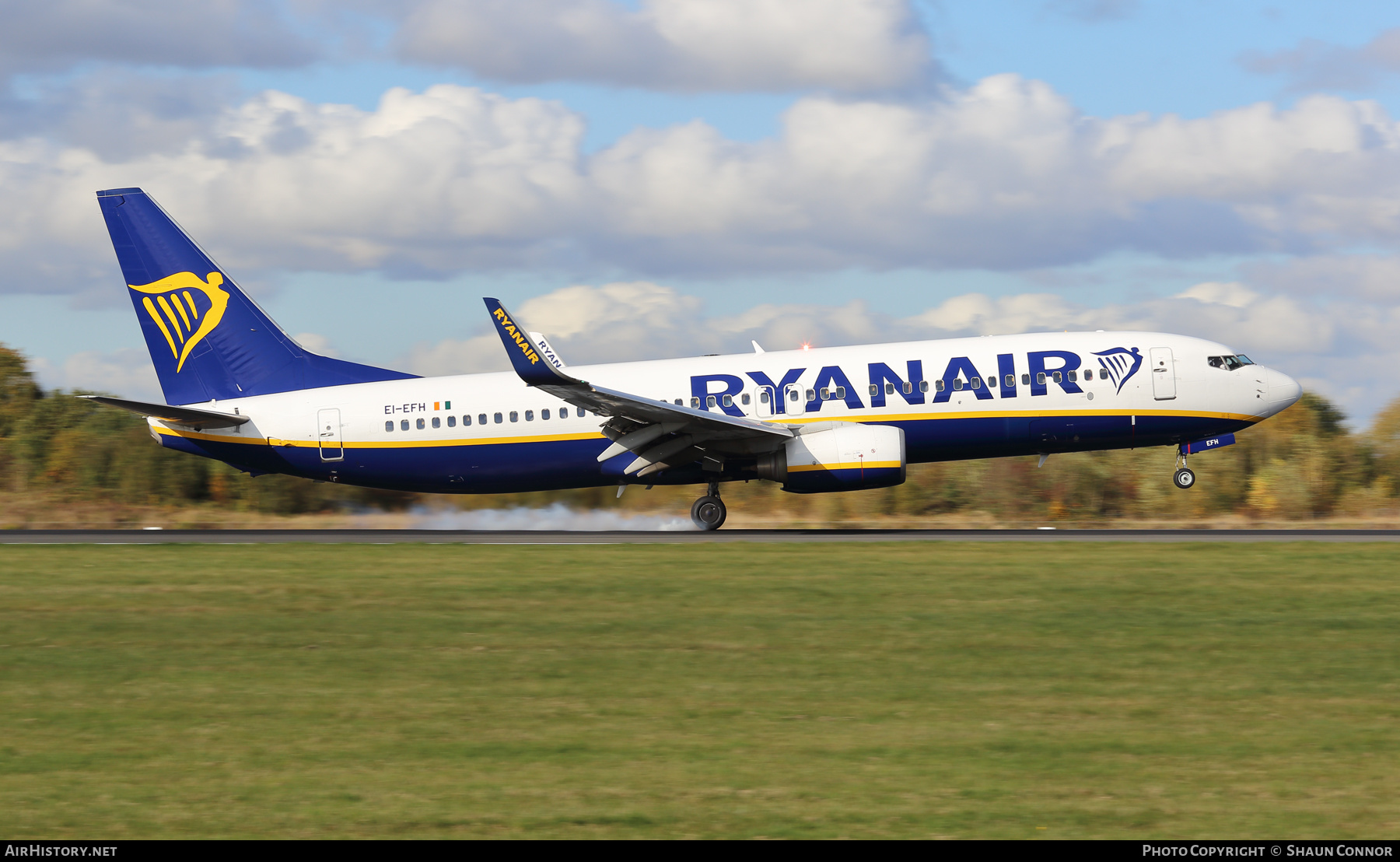 Aircraft Photo of EI-EFH | Boeing 737-8AS | Ryanair | AirHistory.net #466999