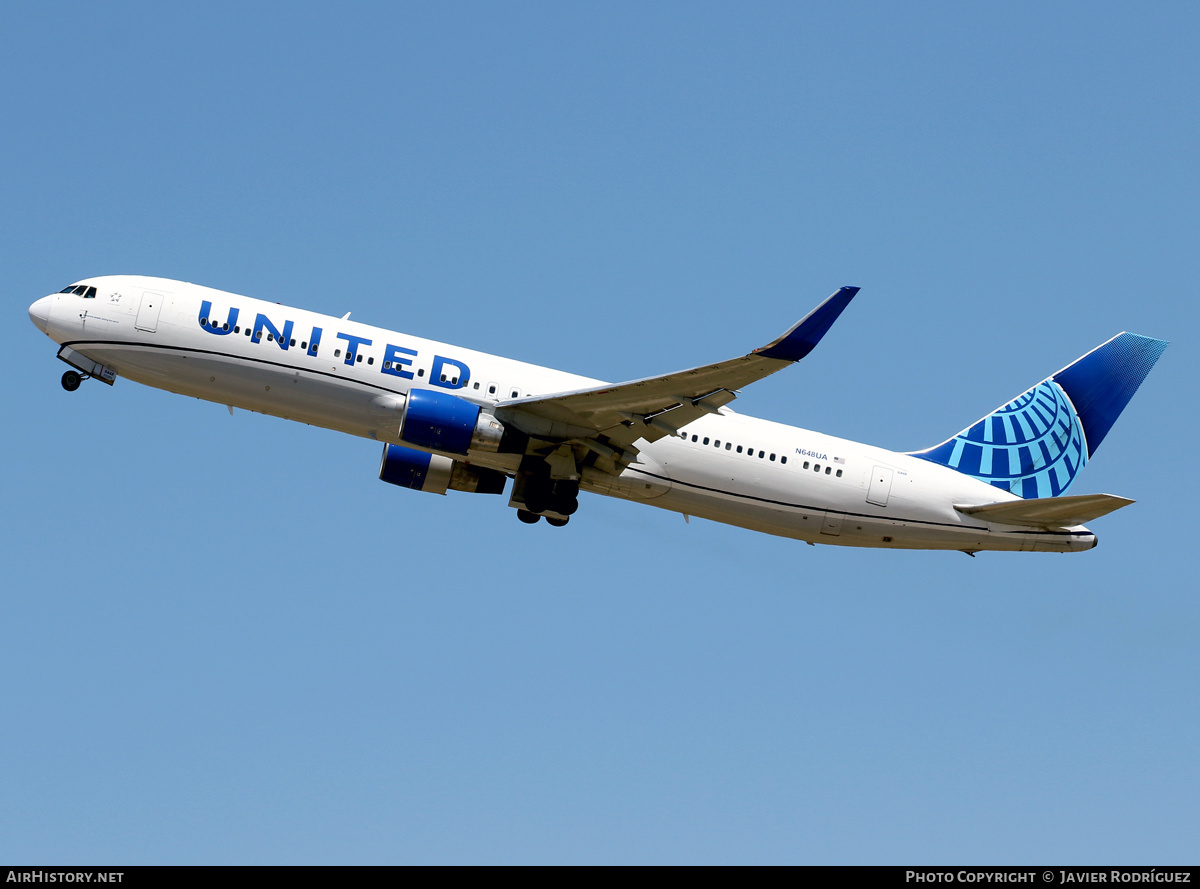 Aircraft Photo of N648UA | Boeing 767-322/ER | United Airlines | AirHistory.net #467013