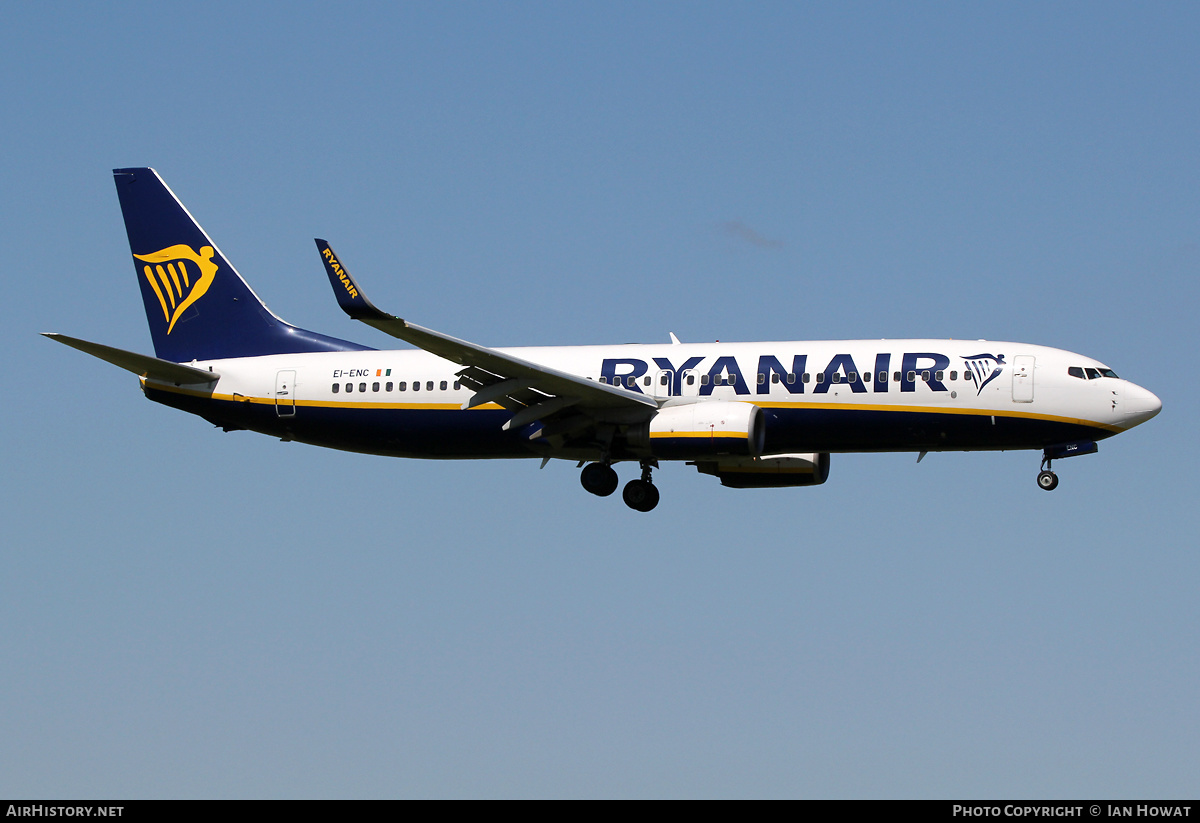Aircraft Photo of EI-ENC | Boeing 737-8AS | Ryanair | AirHistory.net #467059