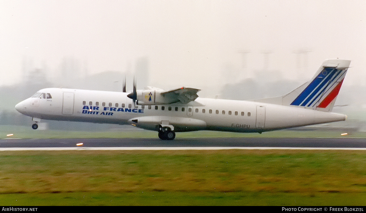 Aircraft Photo of F-GHPU | ATR ATR-72-201 | Air France | AirHistory.net #467070