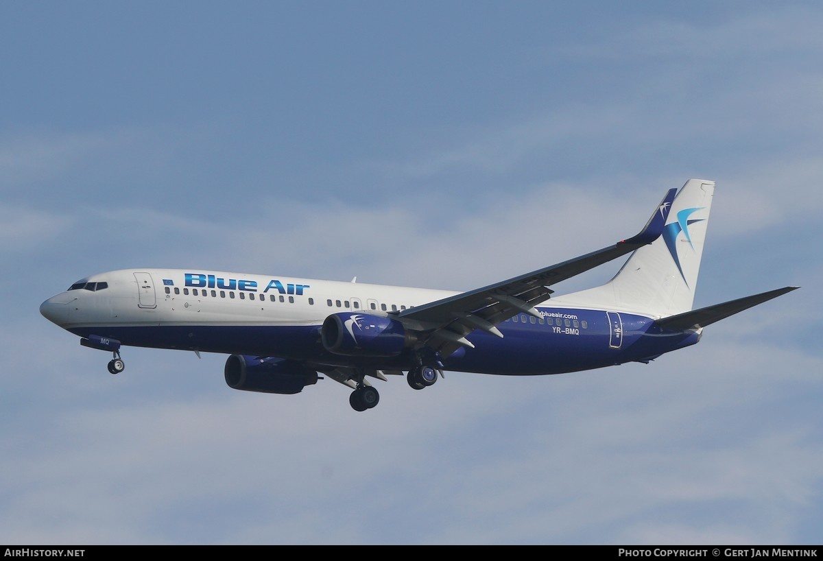 Aircraft Photo of YR-BMQ | Boeing 737-8FH | Blue Air | AirHistory.net #467120