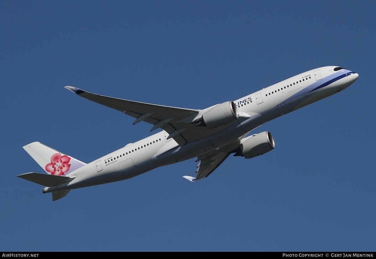 Aircraft Photo of B-18909 | Airbus A350-941 | China Airlines | AirHistory.net #467143