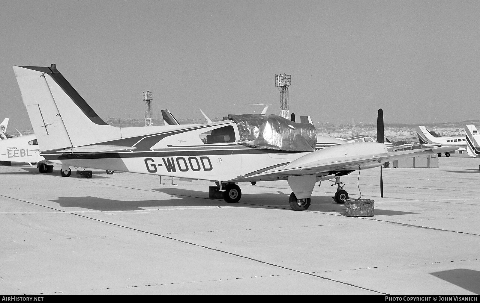 Aircraft Photo of G-WOOD | Beech B55A Baron (95-B55) | AirHistory.net #467149