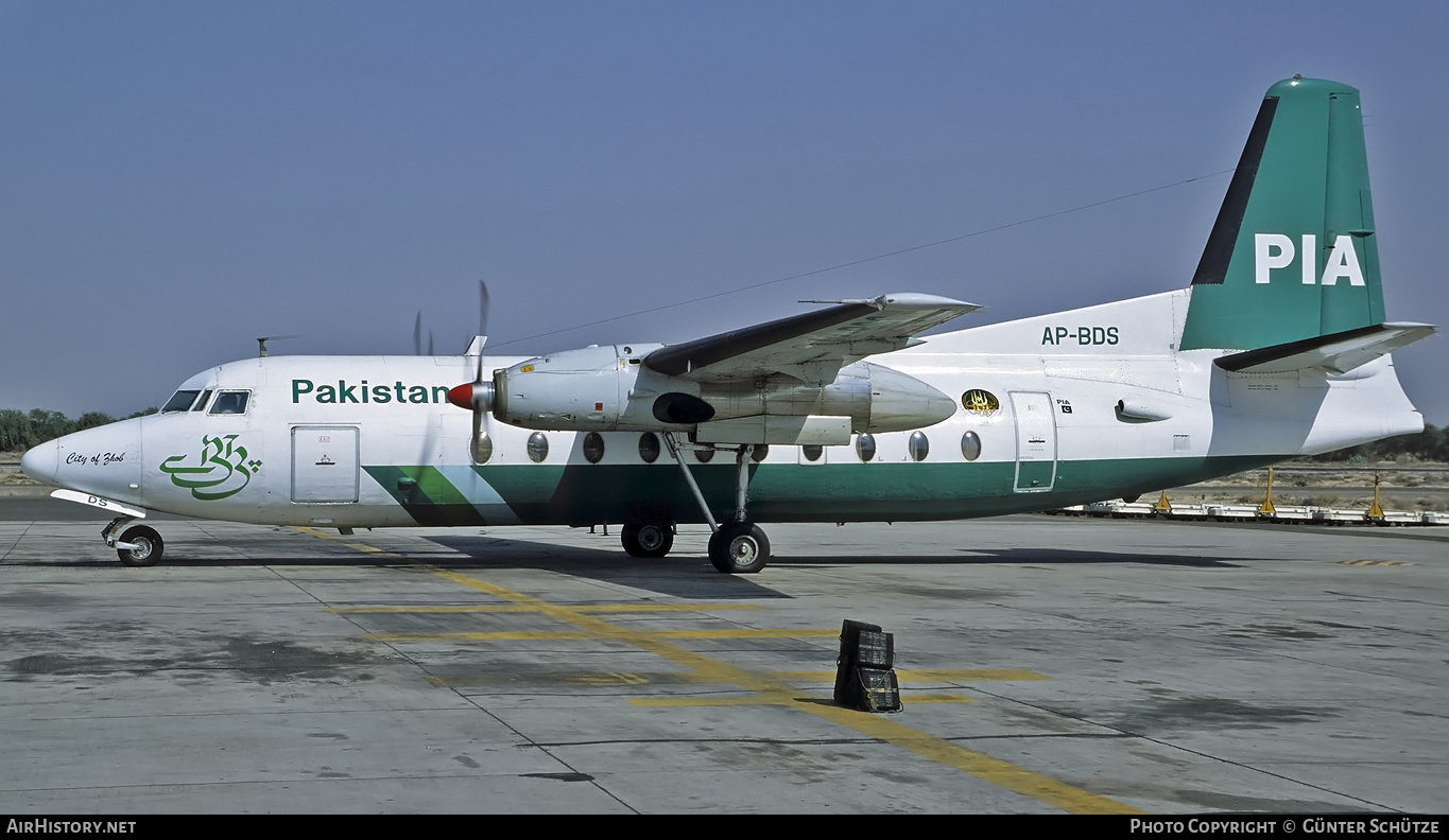 Aircraft Photo of AP-BDS | Fokker F27-200 Friendship | Pakistan International Airlines - PIA | AirHistory.net #467195