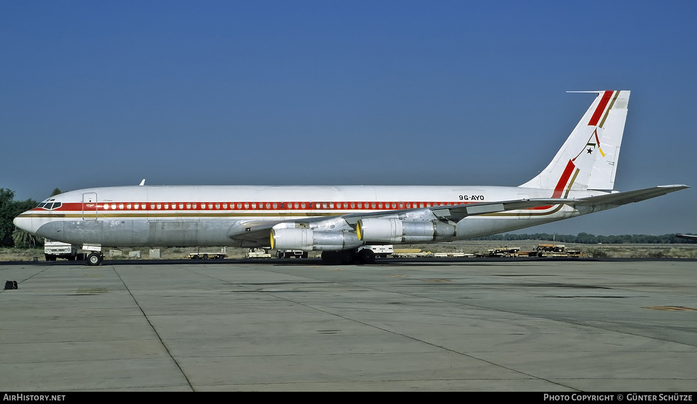Aircraft Photo of 9G-AYO | Boeing 707-323C | Air Ghana | AirHistory.net #467197