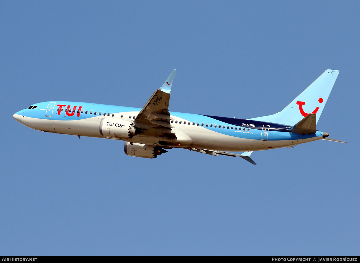 Aircraft Photo of G-TUMU | Boeing 737-8 Max 8 | TUI | AirHistory.net #467217