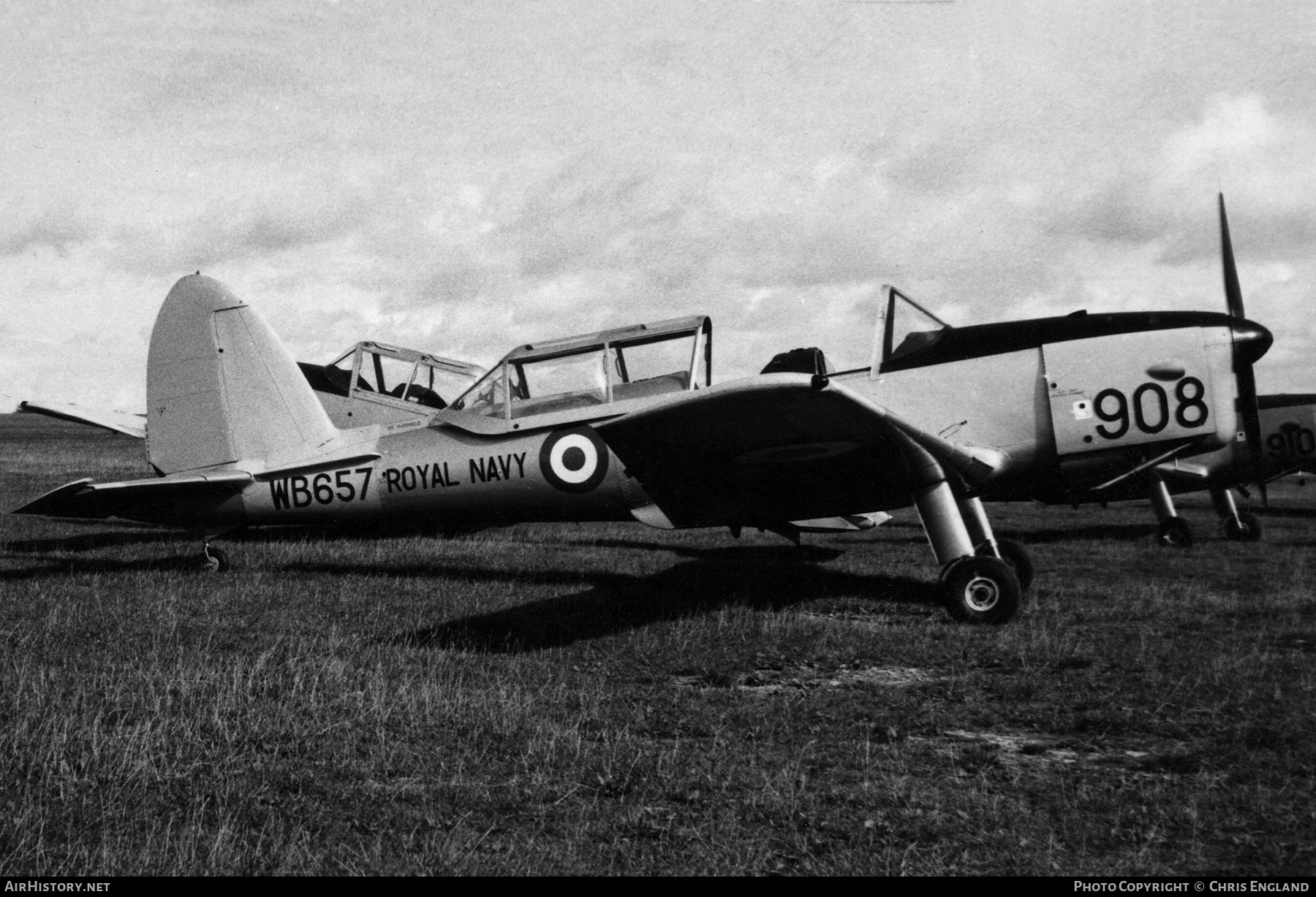 Aircraft Photo of WB657 | De Havilland DHC-1 Chipmunk T10 | UK - Navy | AirHistory.net #467222