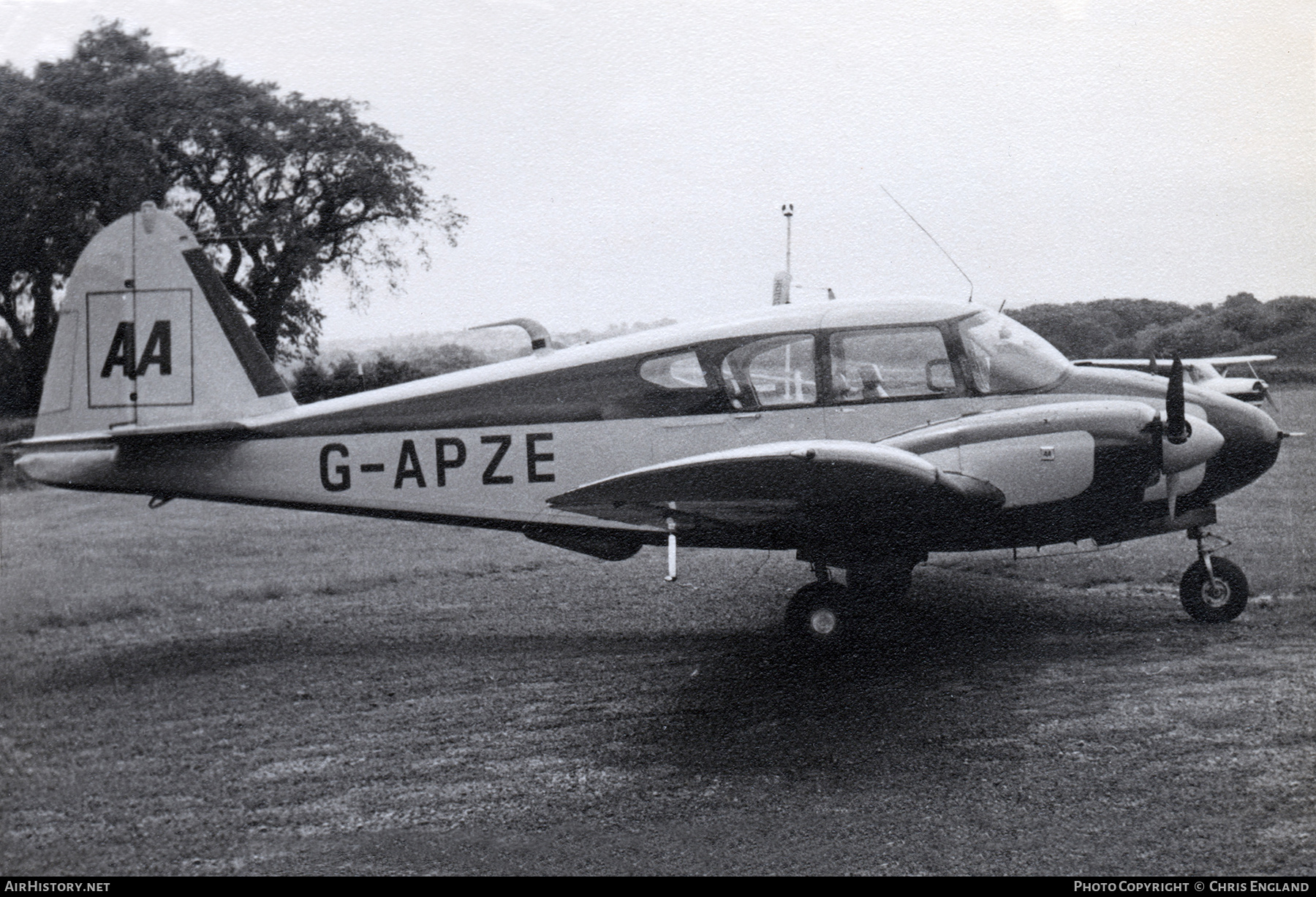 Aircraft Photo of G-APZE | Piper PA-23-160 Apache F | Automobile Association - AA | AirHistory.net #467229