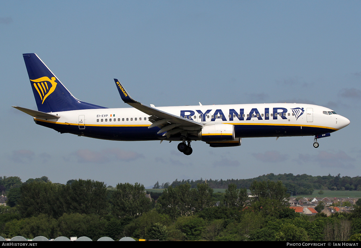 Aircraft Photo of EI-EVP | Boeing 737-8AS | Ryanair | AirHistory.net #467253