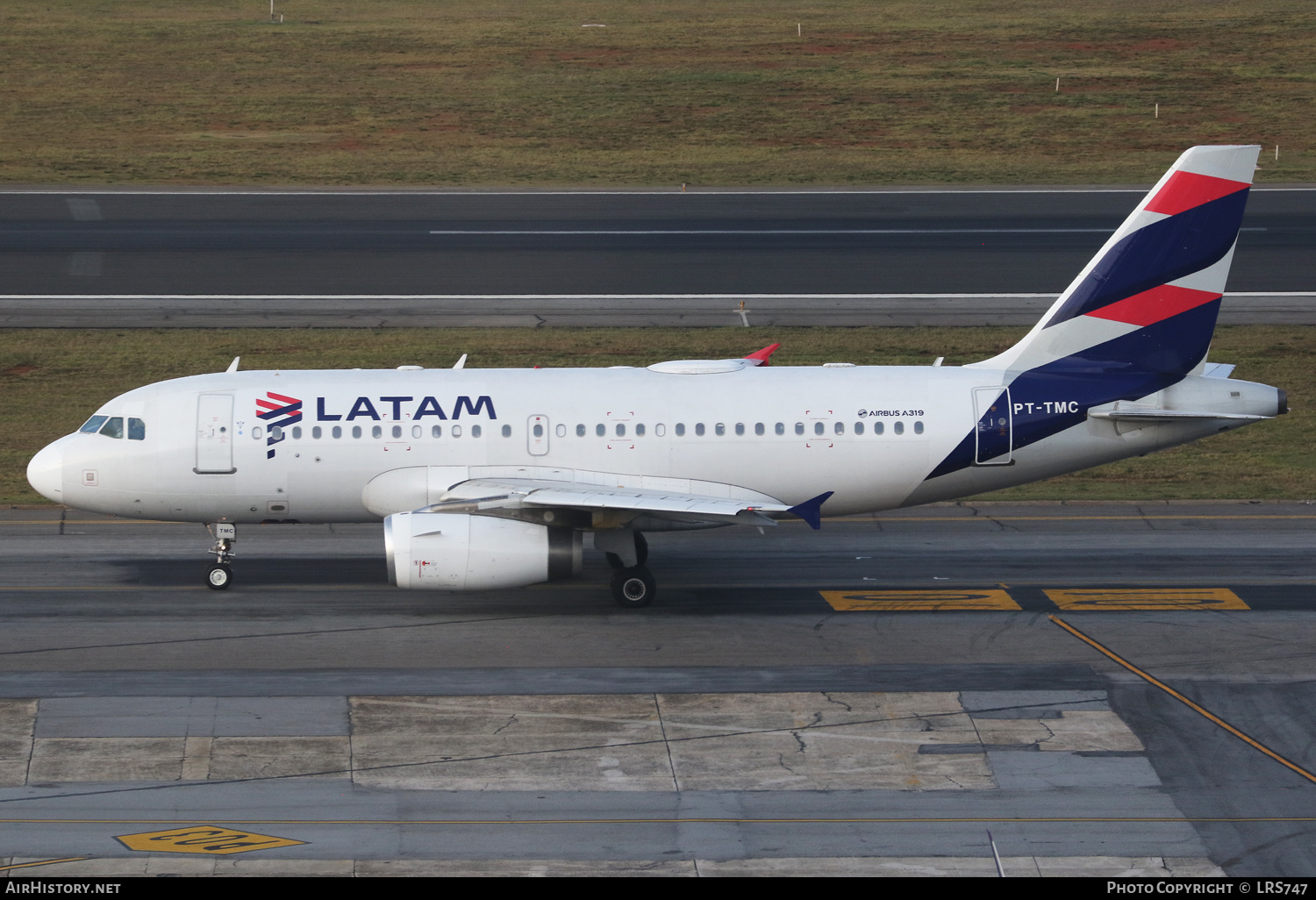 Aircraft Photo of PT-TMC | Airbus A319-132 | LATAM Airlines | AirHistory.net #467263