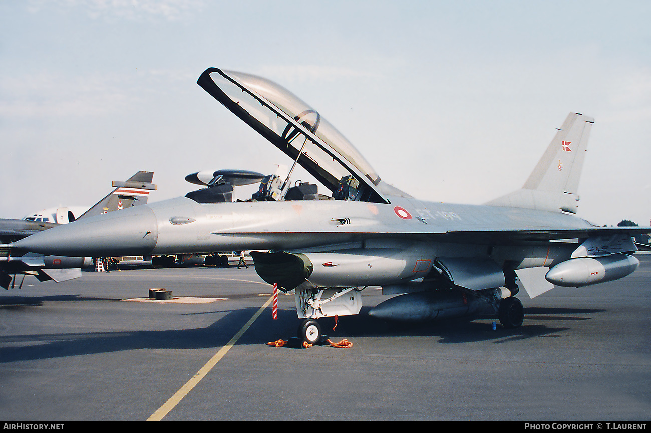 Aircraft Photo of ET-199 | General Dynamics F-16B Fighting Falcon | Denmark - Air Force | AirHistory.net #467289