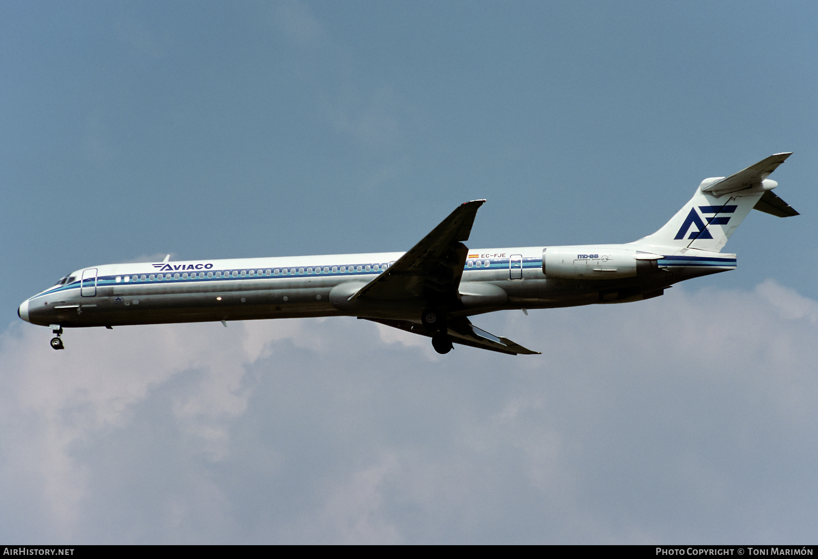 Aircraft Photo of EC-FJE | McDonnell Douglas MD-88 | Aviaco | AirHistory.net #467304