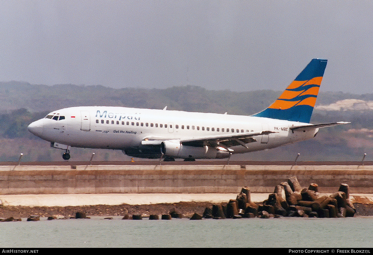 Aircraft Photo of PK-MBE | Boeing 737-230/Adv | Merpati Nusantara Airlines | AirHistory.net #467306