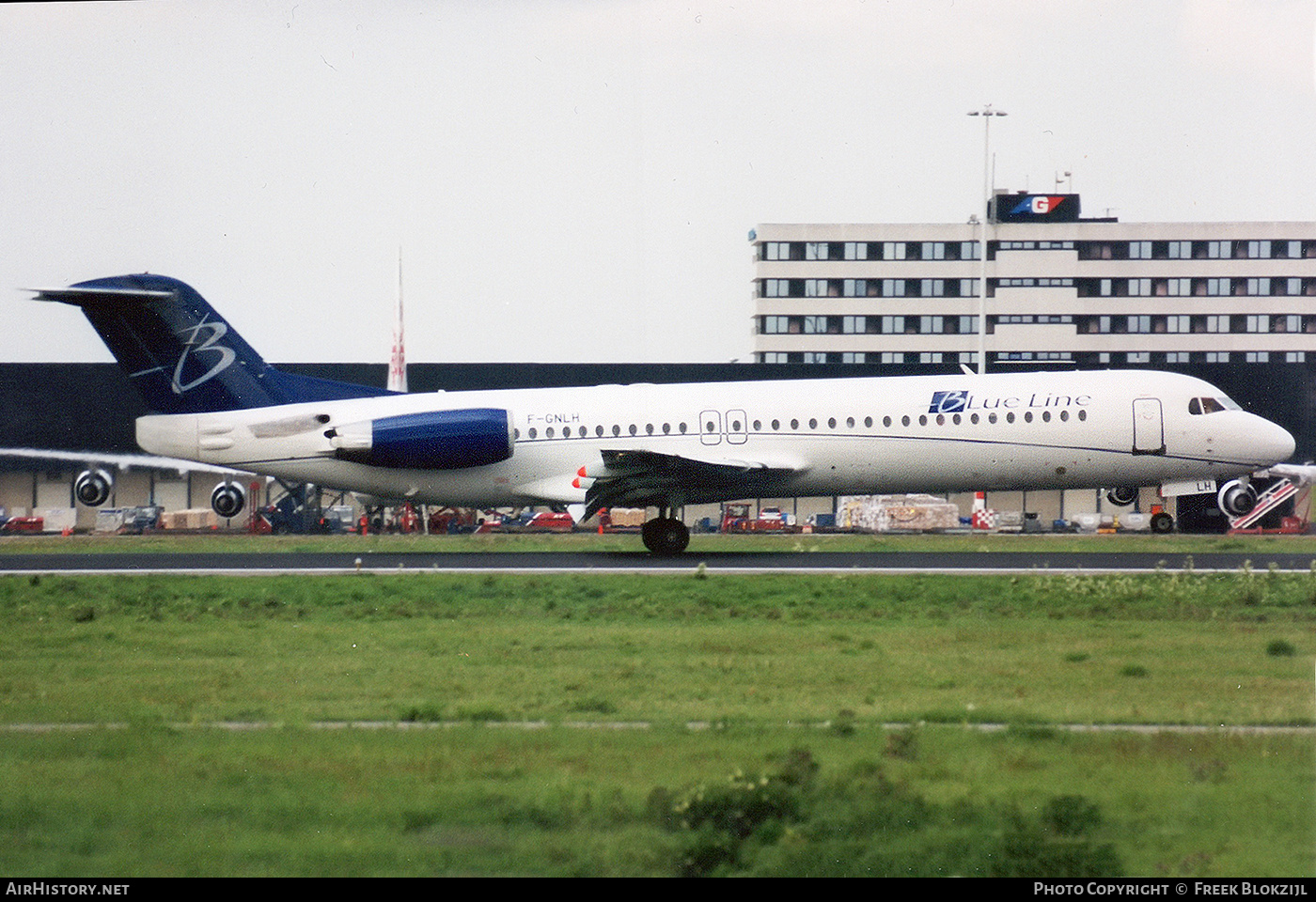 Aircraft Photo of F-GNLH | Fokker 100 (F28-0100) | Blue Line | AirHistory.net #467319