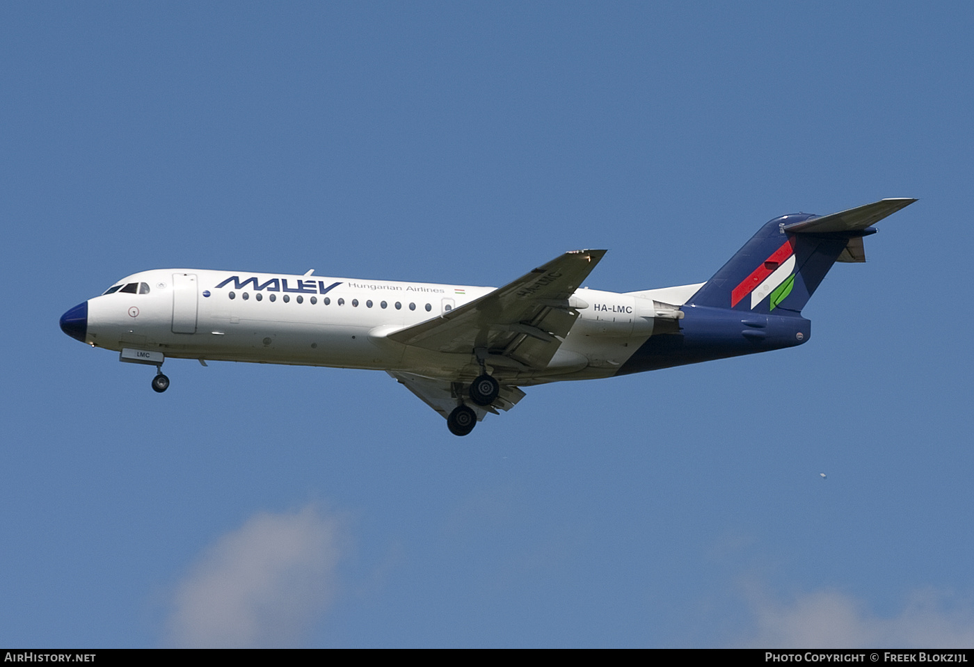 Aircraft Photo of HA-LMC | Fokker 70 (F28-0070) | Malév - Hungarian Airlines | AirHistory.net #467321