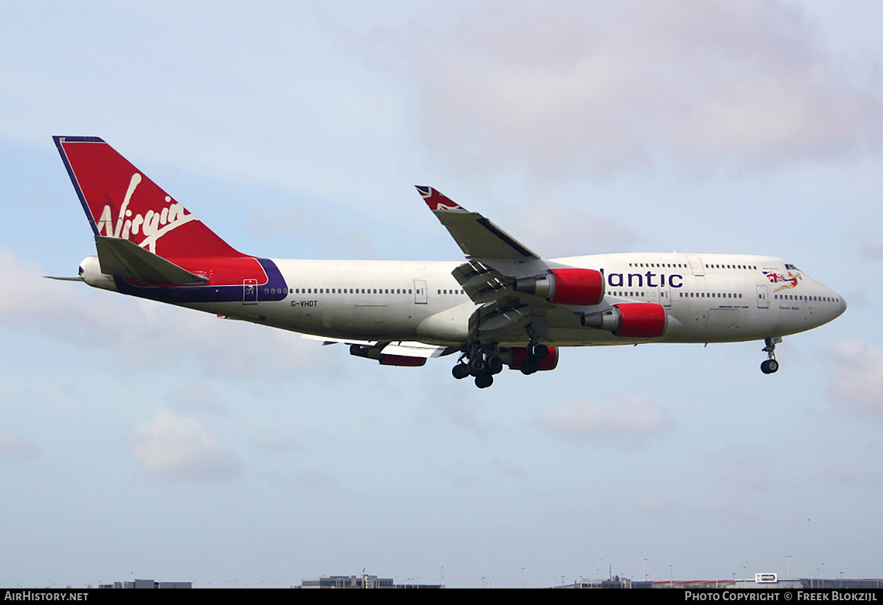 Aircraft Photo of G-VHOT | Boeing 747-4Q8 | Virgin Atlantic Airways | AirHistory.net #467325