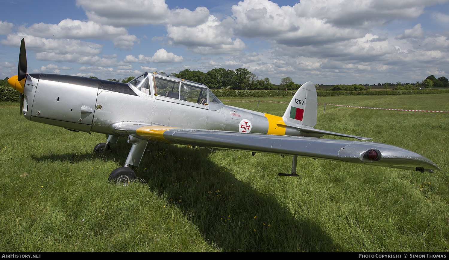 Aircraft Photo of G-UANO / 1367 | De Havilland Canada DHC-1 Chipmunk T20 | Portugal - Air Force | AirHistory.net #467334