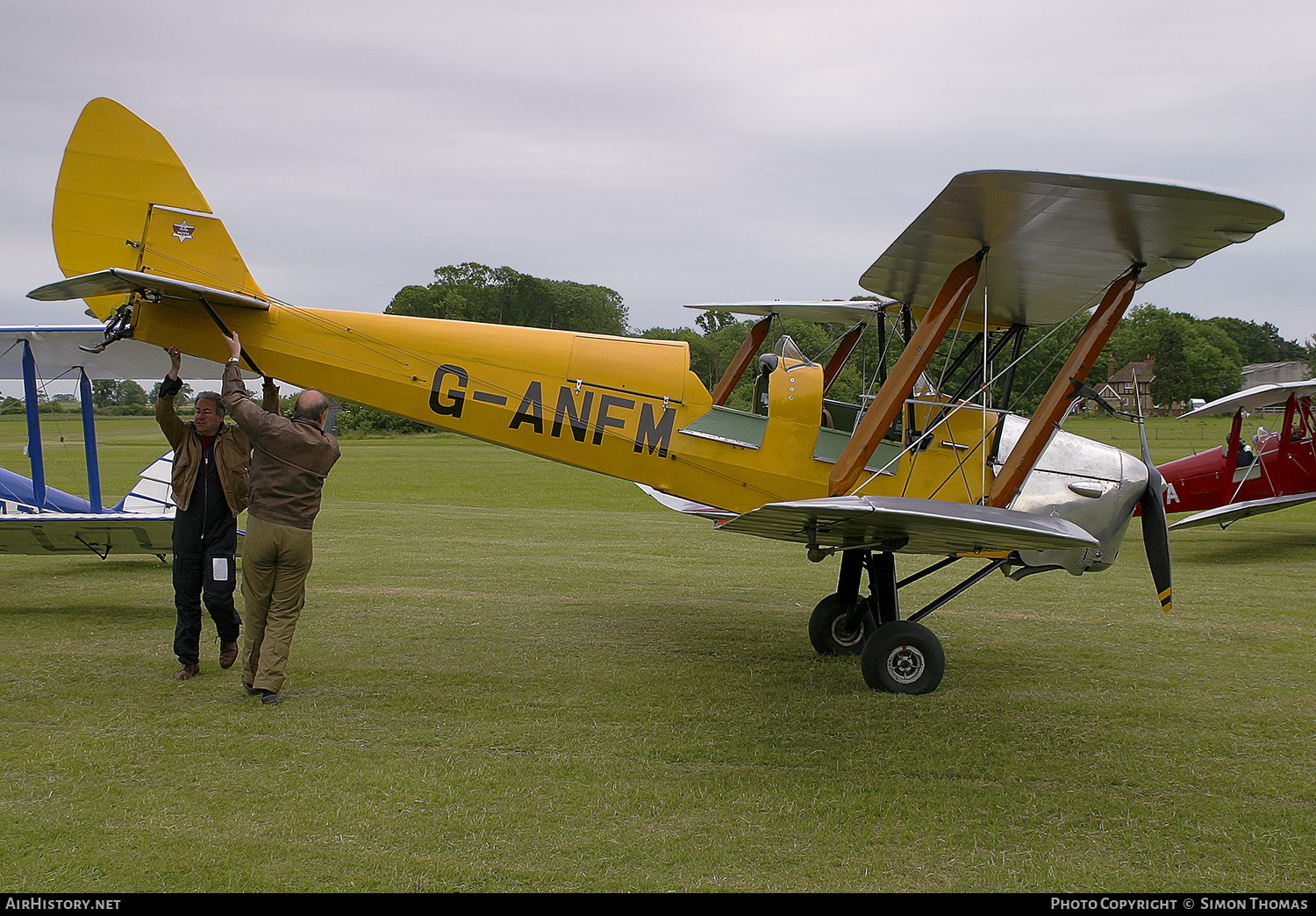 Aircraft Photo of G-ANFM | De Havilland D.H. 82A Tiger Moth II | AirHistory.net #467335