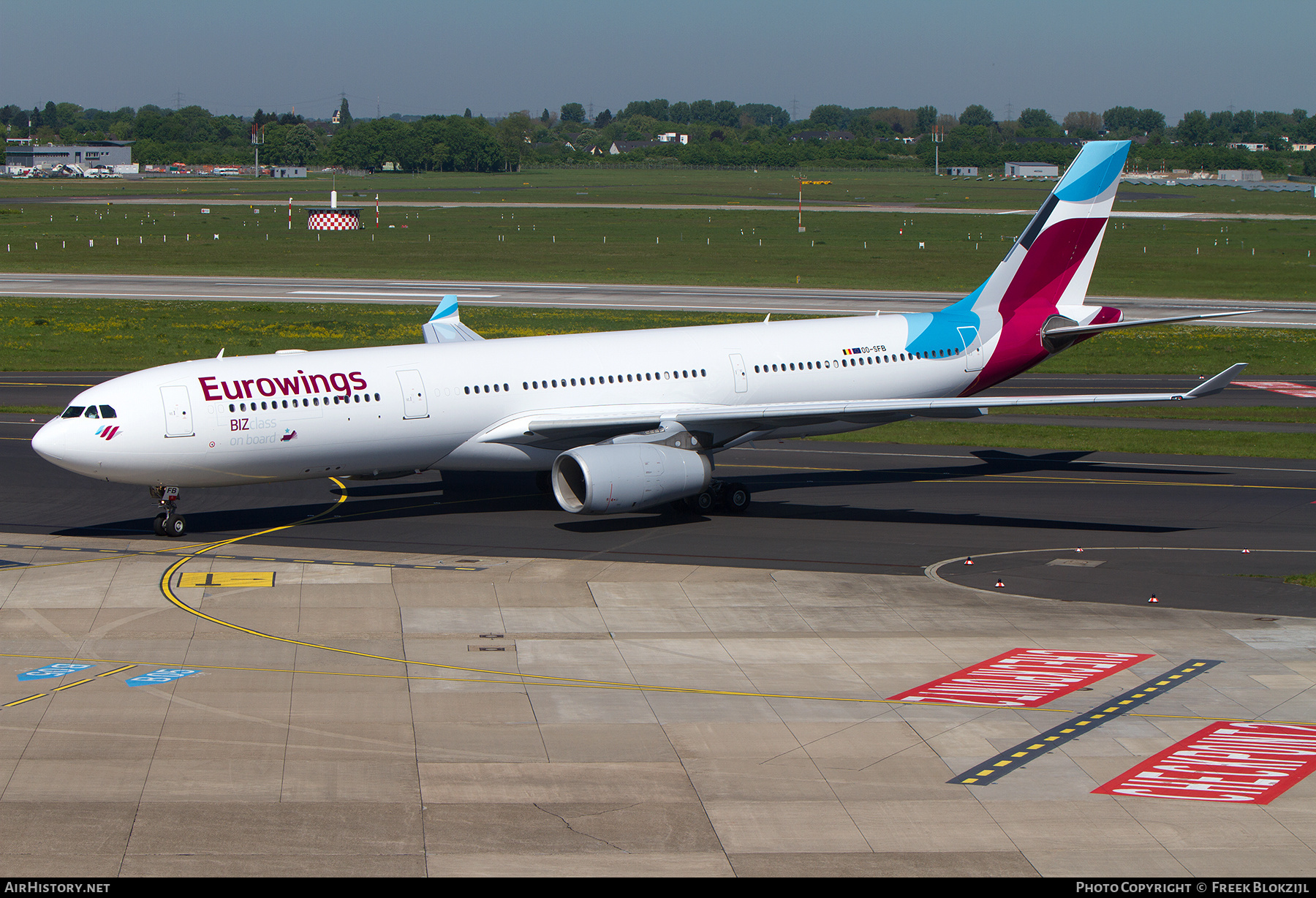 Aircraft Photo of OO-SFB | Airbus A330-342 | Eurowings | AirHistory.net #467336