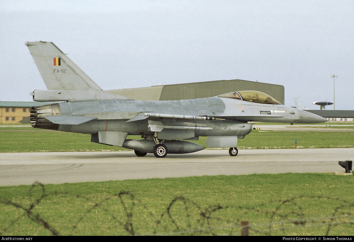 Aircraft Photo of FA-112 | General Dynamics F-16A Fighting Falcon | Belgium - Air Force | AirHistory.net #467337
