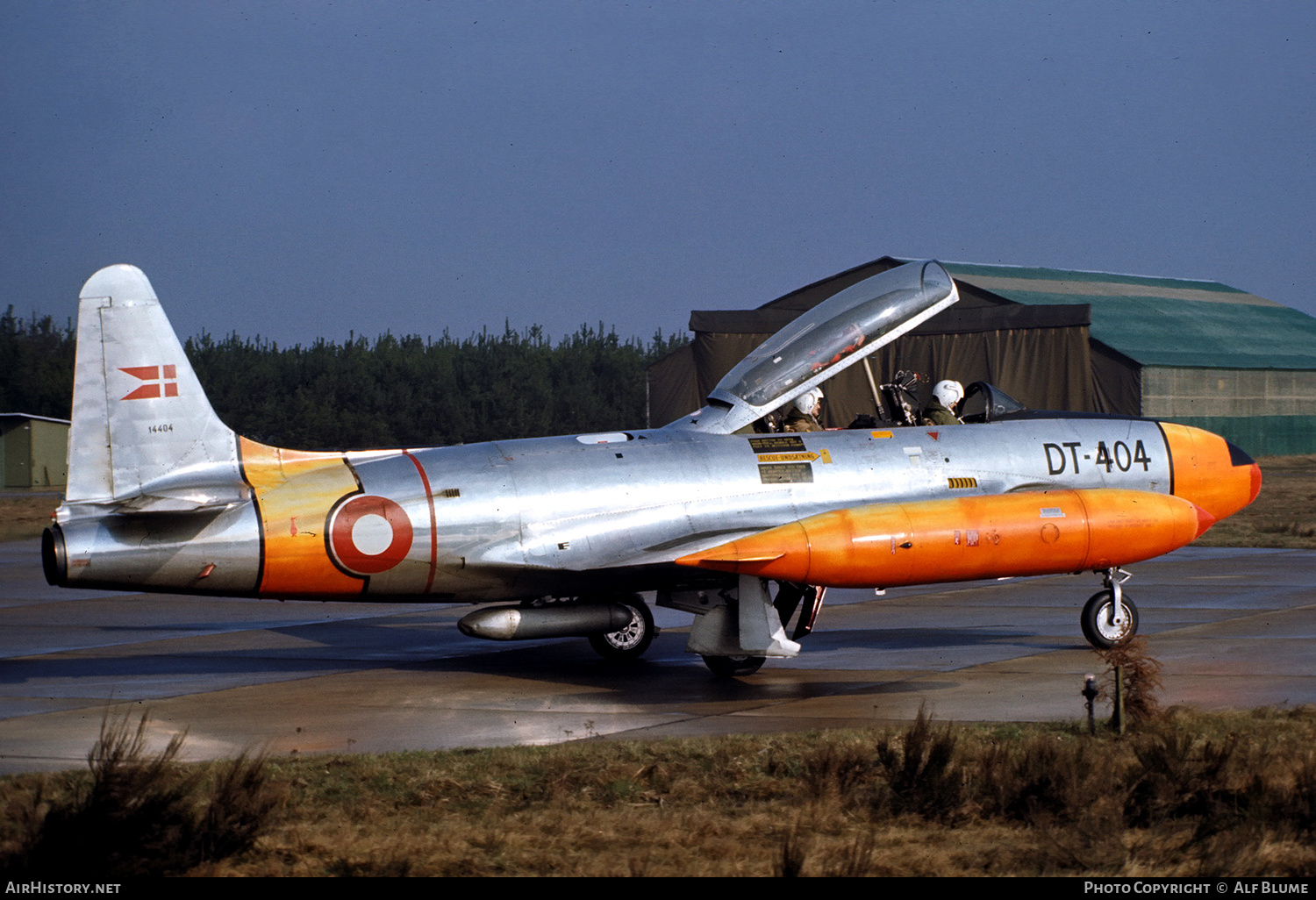 Aircraft Photo of DT-404 | Lockheed T-33A | Denmark - Air Force | AirHistory.net #467346